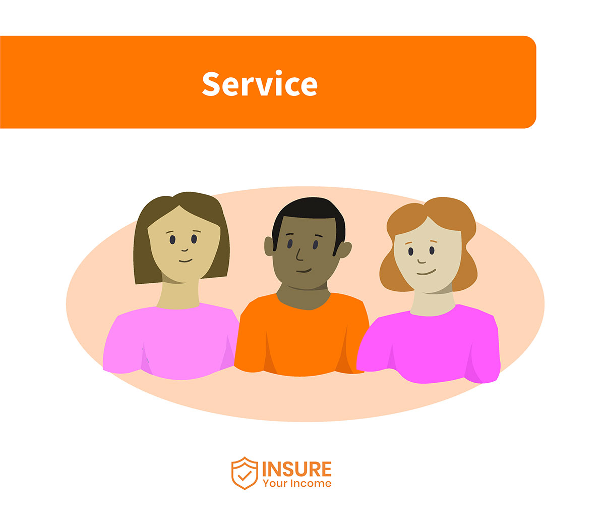 Insure your income for service industry 