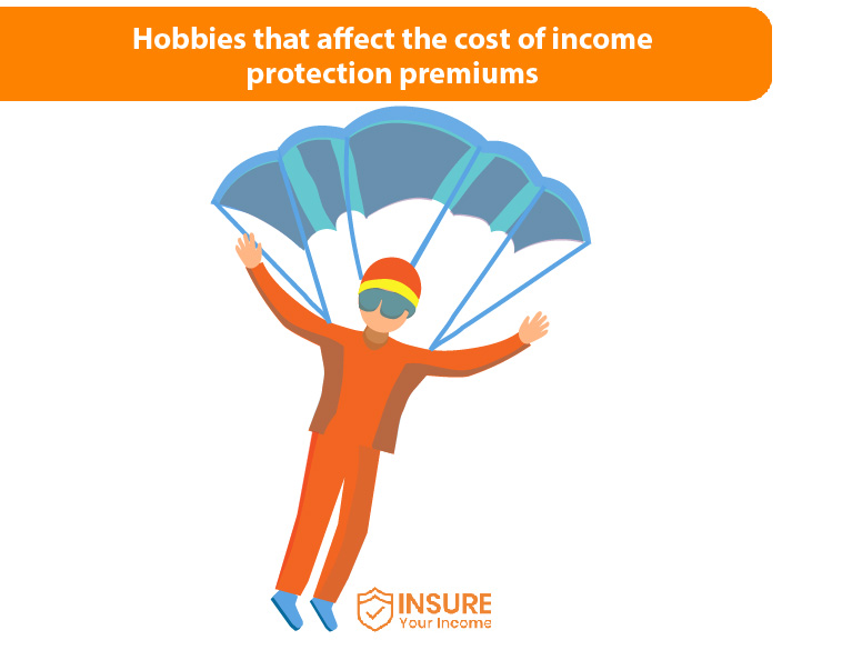 Hobbies that affect the cost of income protection premiums